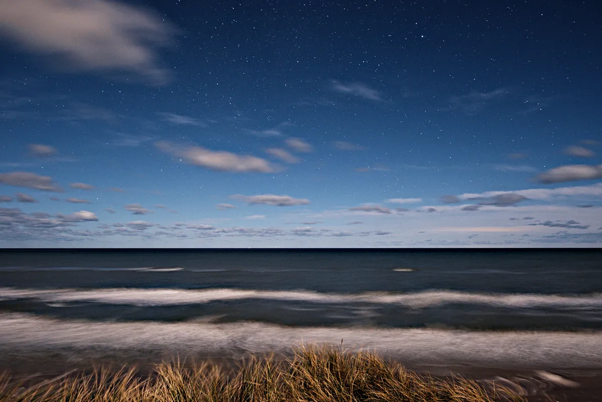 sternenhimmel über der nordsee